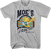 [The Simpsons] Mens' Krusty The Clown Shirt Krusty Burger Logo Tee Graphic T-Shirt