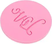 Luxshiny Fondant Mold Embosser for Baking DIY Acrylic Cookie Stamp for Cakes Cupcakes Candy Decorations Random Styles for Home Baking Parties
