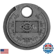 OEMTOOLS 25352 Ramp Style Spark Plug Gap Gauge, Spark Plug Gapping Tool, Spar