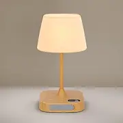 Eocean Waterproof Shower Lamp with LED Display, 8000mAh Rechargeable Cordless Table Lamp Battery Operated Bedside Lamp, Portable Touch Mushroom Night Light for Bathroom, Kitchen, Outdoor