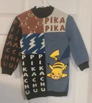 POKEMON PIKACHU ANNIL JAPANESE SWEATER NEW WITH TAGS NINTENDO