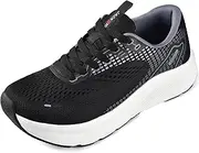 [JACKSHIBO] Wide Toe Box Shoes for Men Arch Support Shoes Wide Width Sneakers for Running Walking Athletic Tennis Orthopedic Plantar Fasciitis Workout Flux Footwear with Thick Cushioned Zero Drop Sole