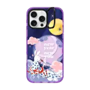iPhone 16 Pro Max Impact Ring Stand Case MagSafe Compatible Moon Caravan by Phannapast