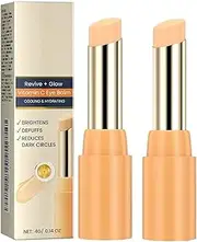 Eye Balm With Vitamin C Brightens and Reduces Puffiness,Reducing Dark Circle,Hydrating Eyes Cream Eyes Care Stick For Women (2pcs)