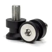 Lextek Paddock Stand Bobbins Black M10 x 1.25mm Stand Accessories & Adaptors
