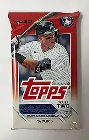 Topps 2023 Series 2 Baseball Relic Box Value Pack - 14 Cards Per Pack - Look for Exclusive Commemorative Team Logo Patch Cards