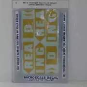 Microscale O Scale Decals: READING BOX CARS 40' 1966-75
