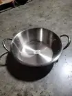 16''W x 5-1/2''D Carnitas Cazo Stainless Steel Caso Pot Pan Wok