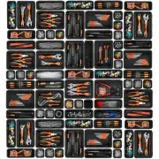 42 Pcs Tool Box Organizers Storage Trays Cabinet Drawer Dividers for Hardware