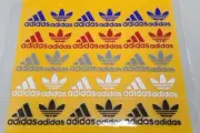Vynil logo HTV IRON ON 30Pcs 2"×1.5"inch approx 5 colors