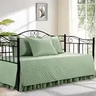 Daybed Cover Sets- Diamond Stitching Daybed Bedding Set, All Season Cozy Bedding