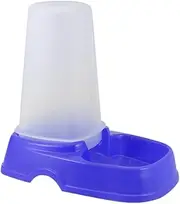 ibasenice Automatic Pet Feeder for Dogs Cats Dark Blue Food Dispenser Easy to Clean for Stays Convenient for Busy Pet Parents