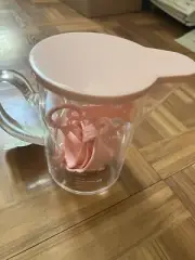 Pink Measuring Pitcher Cup And Spoon Set Love & Cupcakes NWT