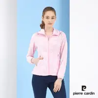 在飛比找momo購物網優惠-【pierre cardin 皮爾卡登】女款 抗UV印花連帽