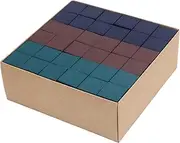 Billiards Pool Chalk Holder Cover, 72PCS Aluminum Billiards Magnetic Holder Chalks Carrier Cases, Squared Chalking Powder Cover for Snooker, Stylish