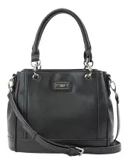 [Cellini Sport] Zoe Zip Top Satchel Bag in Black