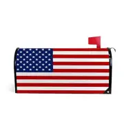 Mailbox Covers Post Letter Box Cover Patriotic American Flag 21×18 Inch Color1