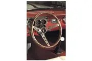 Grant 15" Classic Steering Wheel With Mustang Horn Button Brushed S/S 3 Spoke, Hardwood Grip. 4-1/8" Dish