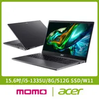 在飛比找momo購物網優惠-【Acer】M365組★15.6吋i5輕薄筆電(Aspire
