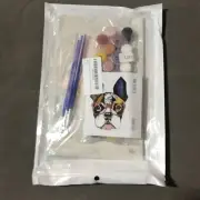 New paint by number on canvas Kit. 40 X 50 Cm Modern Art Dog