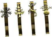 Alipis 4pcs Antique Iron Art Christmas Fireplace Hooks Stocking Hangers & Garlands Elegant Home Decor for Christmas Tree & Festive Celebrations