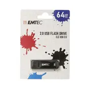 Emtec K100 USB 2.0 64GB USB 2.0 Single pack - Dark Grey