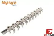 E-CAR Taiwan 10pc 3/8" Dr 12PT Crowfoot Wrench:10-11-12-13-14-15-16-17-18-19mm
