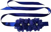 [Oyabridal] Pearl Tulle Flower Girl Sash Belt for Dress Bridesmaid and Flower Girls Sash Belt Bridal Wedding