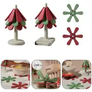 Dining Table And Mat Christmas Tree High Temperature Table Mat Household Tea