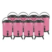 SOGA 8X 10L Stainless Steel Insulated Hot Cold Coffee Milk Tea Barrel Bucket Jug