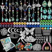 Sun Catcher Kits for Adults, 10 Sets DIY Suncatcher Arts and craft kits for adults Prism Crystal Suncatchers Indoor Window Hanging Ornaments Decor for Home Gifts for Mother Wife Daughter (Fairy)