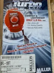 Honeywell MFL-1/6FT Miller TurboLite Personal Fall Limiter With Steel Twist-Lock