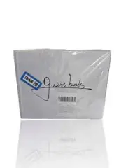 New Guest Book, White, Wedding, Funeral, Special Occasion. Bid-NS-7