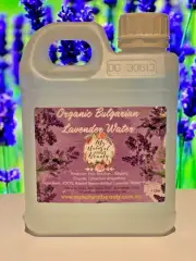 Organic Bulgarian Lavender Water- 1 Litre-Bulgarian Organic Lavender Hydrosol