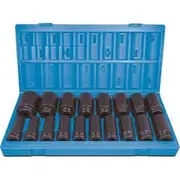 ACTION 19-50mm 3/4" Metric Deep Impact Socket Set - 18 Piece 605421801