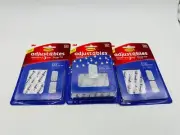 3M Command Adjustables Repositionable Clips 14pc 30 Strips and 2 Sets of Refills