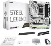 ASRock Motherboard B650 Steel Legend WiFi AMD Ryzen 7000 Series CPU DDR5 ATX