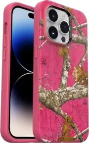 OtterBox SYMMETRY SERIES iPhone 14 Pro- Antimicrobial Case with MagSafe, Pink