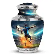 Intense Formula One Racing Large Cremation Urn For Adult Male Ashes 10 Inch
