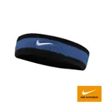 【NIKE 耐吉】運動頭帶 慢跑 SWOOSH 黑藍 N0001544050OS