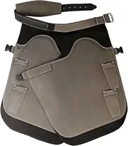 Perfeclan Farrier Apron Equipment,Microfiber Support Side Tool Pockets Hoof Trimming Workwear Ample Storage Farrier Chaps Horse Farrier