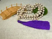 Tulsi Mala Necklace • Holy Basil Mala Necklace • Spiritual Jewelry • 10mm • 2688
