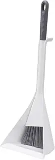 Folpus Kids Broom Dustpan Set Cleaning Sweeping Play Toy Conveniently House Educational Toys Pretend Play Toy for Preschoolers Girls , Deep Gray