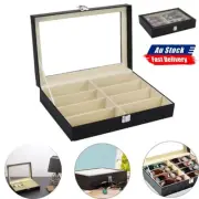 8 Grids Sunglasses Eyeglasses Glasses Display Box Case Storage Organizer Holder~