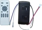 Okiyakusama Ceiling Fan Remote Control Kit Fan Controller Switch Easy Installation Remote Control and Receiver Kit for Home Replacement