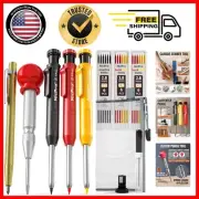 Versatile 26 Piece Marking Tool Set: Pencils, Refills, and Scribe for Carpenters