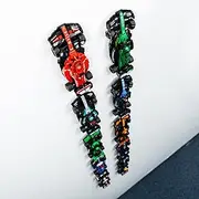 Capricorn Goods 12 X Wall Mount Hook Compatible with Lego F1 Speed Champions Cars - Display Hooks for Brick Cars (12 Pack)