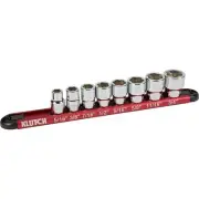 Klutch 3/8in. Drive Bolt Extractor Set, 8-Pc., SAE
