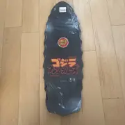 SANTA CRUZ X GODZILLA "GODZILLA DESTROYER" SHAPED SKATEBOARD DECK RARE
