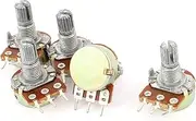 Aexit 5 (Potentiometer) Pcs B1M Type B 1M Ohm 3 Terminal Single Linear Rotary (69ry331qf453) Taper Potentiometer